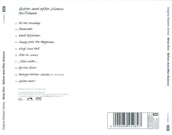 Brian Eno : Before And After Science (CD, Album, RE, RM)