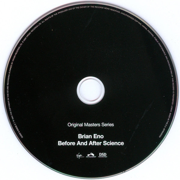 Brian Eno : Before And After Science (CD, Album, RE, RM)