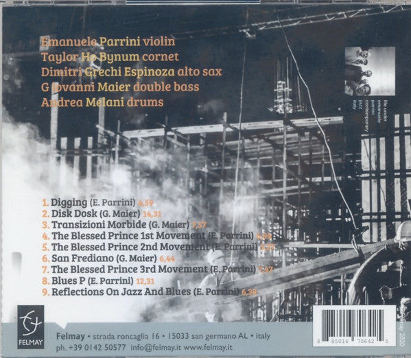 Emanuele Parrini Quintet Feat. Taylor Ho Bynum : Digging (Reflections On Jazz And Blues) (CD, Album)