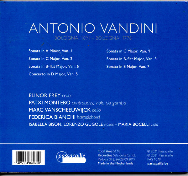 Antonio Vandini - Elinor Frey : Complete Works (CD, Album)