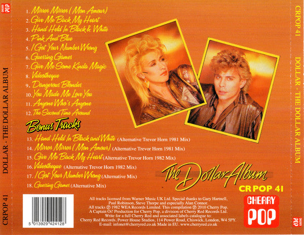 Dollar : The Dollar Album (CD, Album, RE)