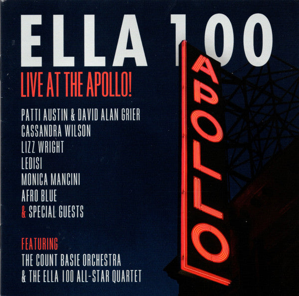 Various : Ella 100 - Live At The Apollo (CD, Album)