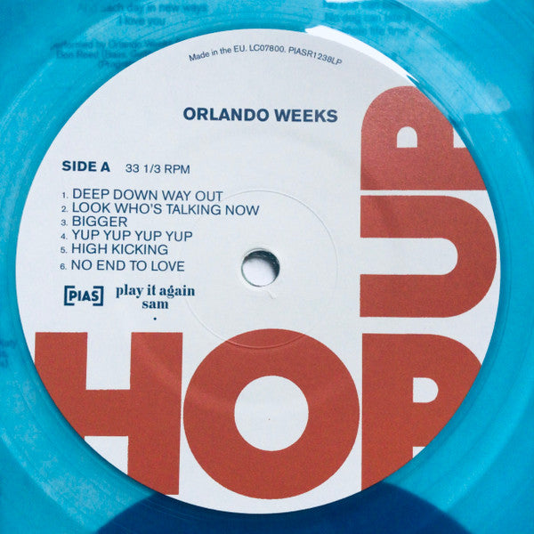 Orlando Weeks : Hop Up (LP, Album, Ltd, Blu)