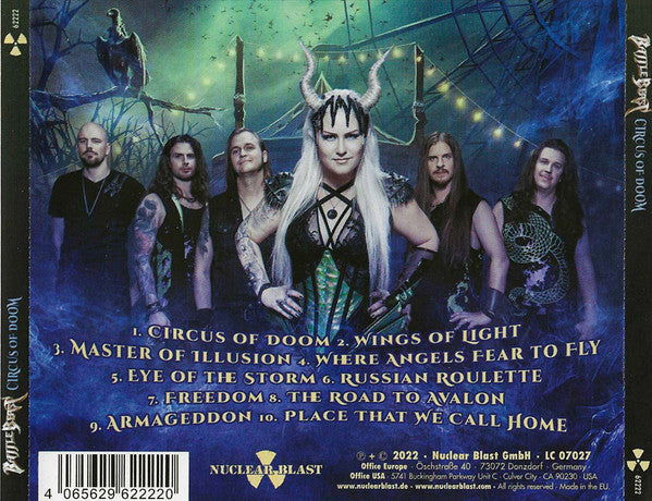 Battle Beast : Circus Of Doom (CD, Album)