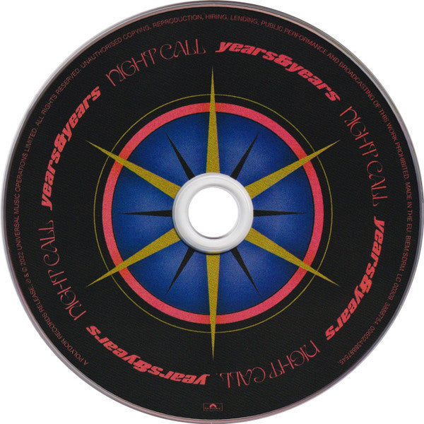 Years & Years : Night Call (CD, Album, Dlx, Ltd)