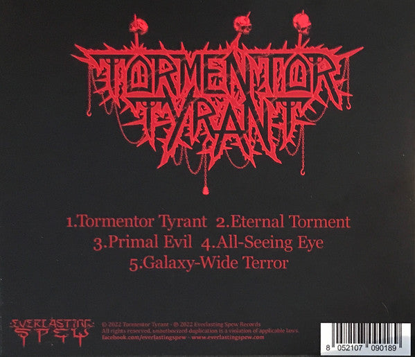 Tormentor Tyrant : Tormentor Tyrant (CD, EP)