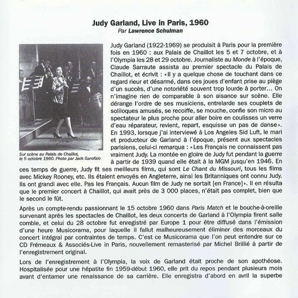 Judy Garland : 1960 (CD, Album)