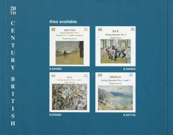 Arthur Bliss, David Campbell (6), The Maggini Quartet : Clarinet Quintet · String Quartet No. 2 (CD, Album)