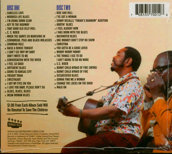 Sonny Terry & Brownie McGhee : Working Man Blues (2xCD, Album, Comp)