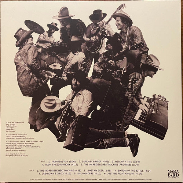TK & The Holy Know-Nothings : The Incredible Heat Machine (LP, Album)