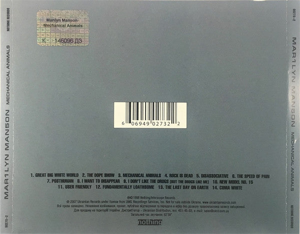 Marilyn Manson : Mechanical Animals (CD, Album)
