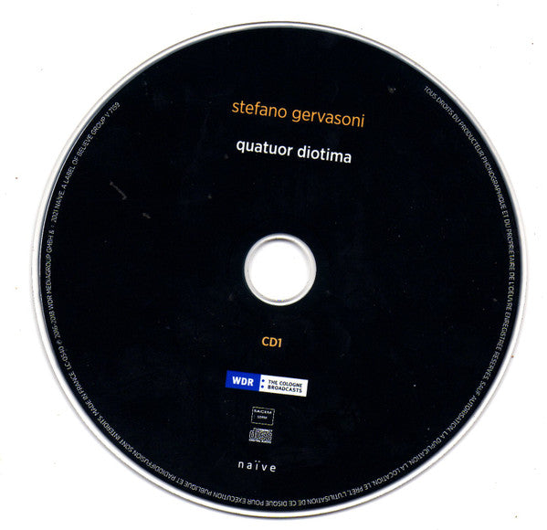 Quatuor Diotima - Stefano Gervasoni, Gérard Pesson, Enno Poppe : Gervasoni | Pesson | Poppe (3xCD, Album)