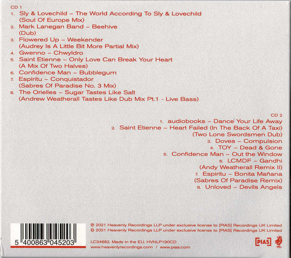 Various : Heavenly Remixes 3 & 4 (Andrew Weatherall Volume 1 & 2) (2xCD, Comp)