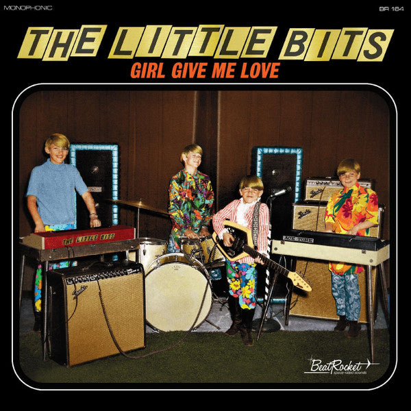 The Little Bits : Girl Give Me Love (LP, Comp, Ltd, Ora)