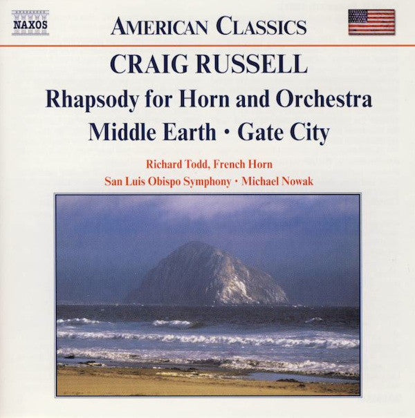 Craig H. Russell, Richard Todd, San Luis Obispo Symphony, Michael Nowak : Rhapsody For Horn And Orchestra • Middle Earth • Gate City (CD, Album)