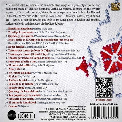 Vigüela : A la manera artesana (CD, Album)