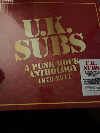 U.K. Subs* : A Punk Rock Anthology 1978 - 2017 (2xLP, Album, Dou + LP, Yel + Comp, Ltd)
