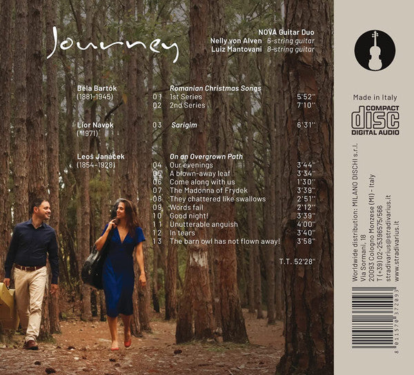 NOVA Guitar Duo - Béla Bartók, Lior Navok, Leoš Janáček : Journey (CD, Album)