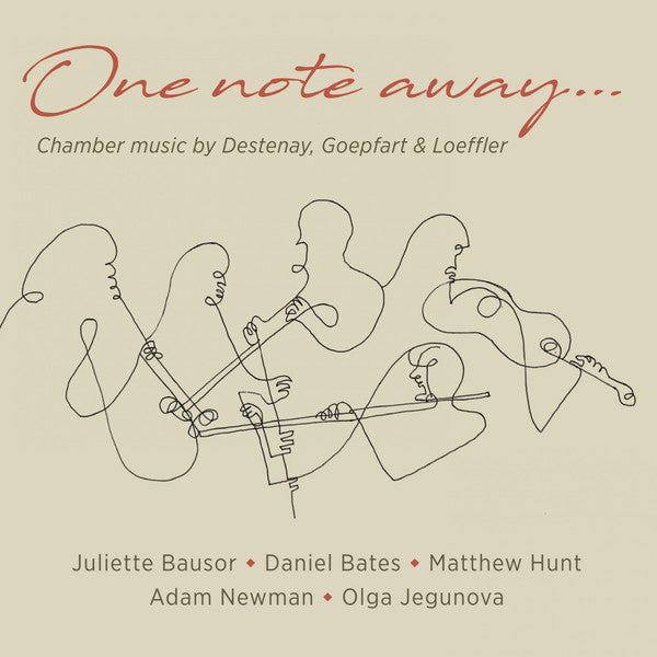 Juliette Bausor, Daniel Bates, Matthew Hunt (2), Adam Newman (2), Olga Jegunova : One Note Away … (CD, Album)