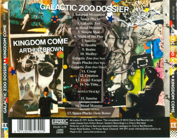 Arthur Brown's Kingdom Come : Galactic Zoo Dossier (CD, Album, RE, RM)