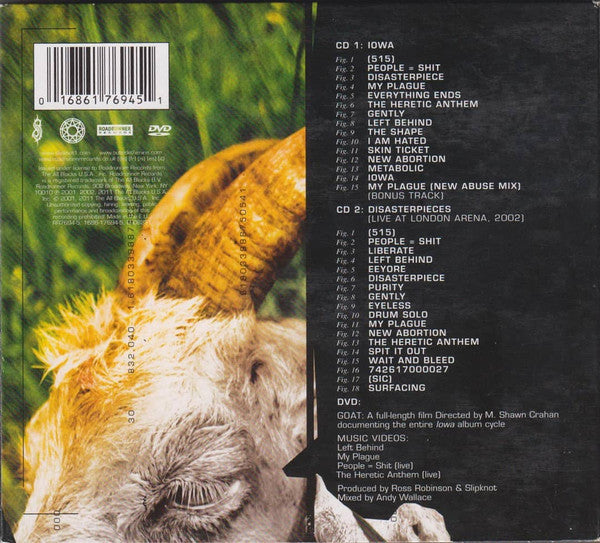 Slipknot : Iowa (CD, Album, Opt + CD + DVD-V, PAL + RE, RP, 10t)