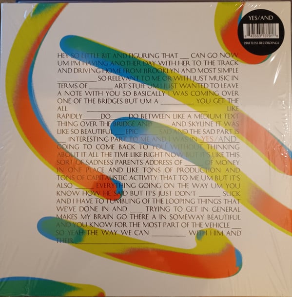 yes/and : yes/and (LP, Album, Cle)