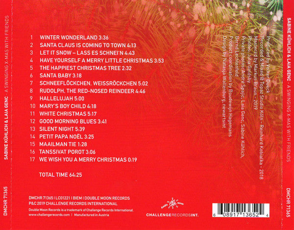 Sabine Kühlich & Laia Genc : A Swinging X-Mas With Friends (CD, Album)