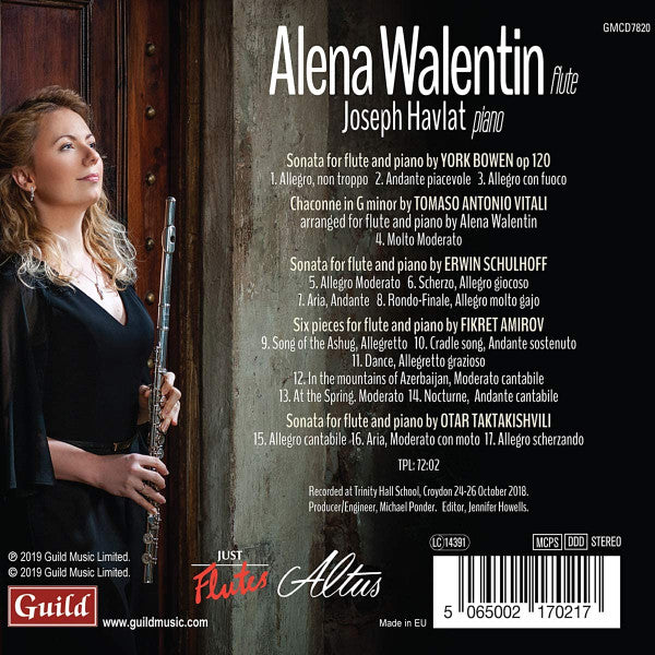 Alena Lugovkina, Joseph Havlat : Music By Vitali, Taktakishvili, Amirov, Schulhoff, Bowen (CD, Album)