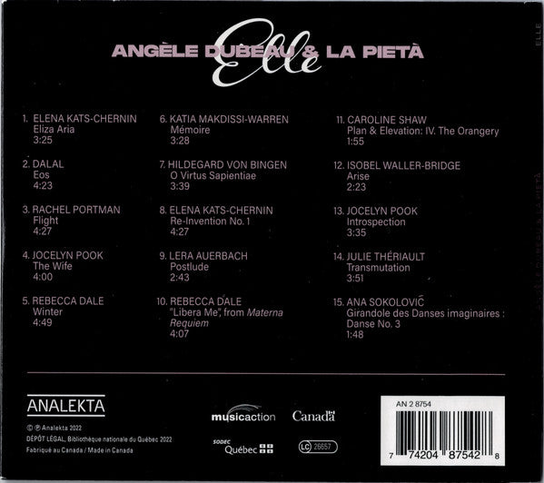 Angèle Dubeau, La Pietà : Elle (CD, Album, Dig)