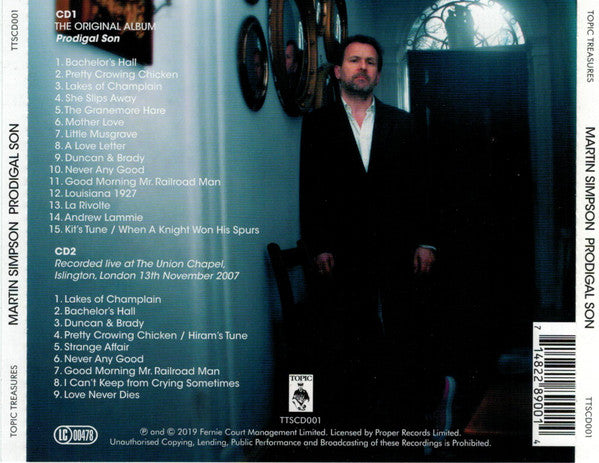 Martin Simpson : Prodigal Son (2xCD, Album, Dlx, RE)