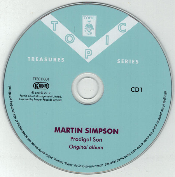 Martin Simpson : Prodigal Son (2xCD, Album, Dlx, RE)