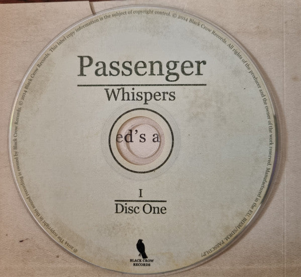 Passenger (10) : Whispers I (2xCD, Album, Dlx, Ltd, Dig)