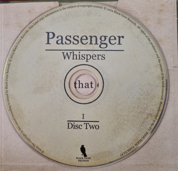 Passenger (10) : Whispers I (2xCD, Album, Dlx, Ltd, Dig)