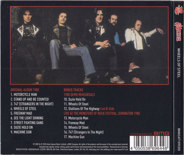 Saxon : Wheels Of Steel (CD, Album, RE, Dig)