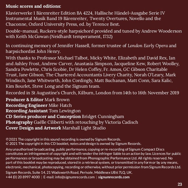 Georg Friedrich Händel, Bridget Cunningham : Handel's Eight Great Harpsichord Suites (2xCD)