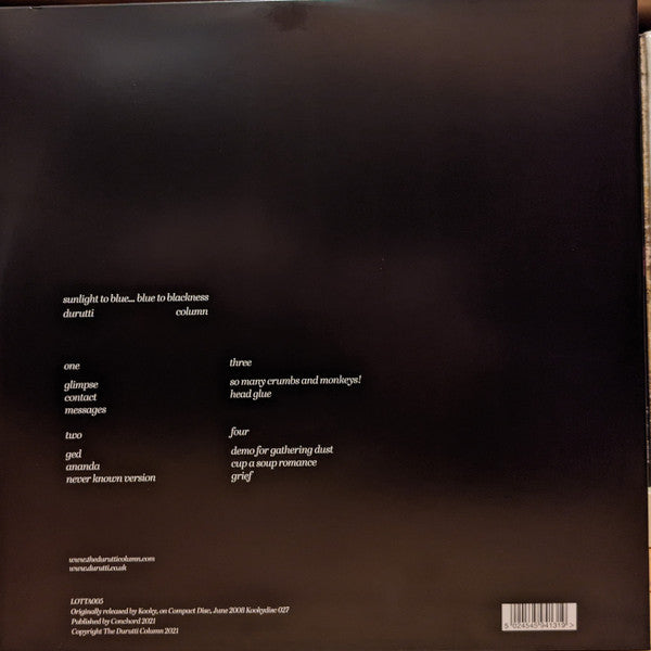 Durutti Column* : Sunlight To Blue... Blue To Blackness (LP, RM, Yel + LP, RM, Blu + Album, RE)