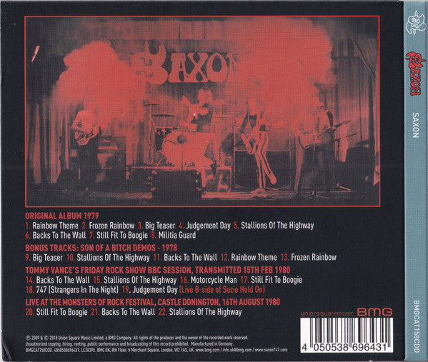 Saxon : Saxon (CD, Album, RE, Dig)