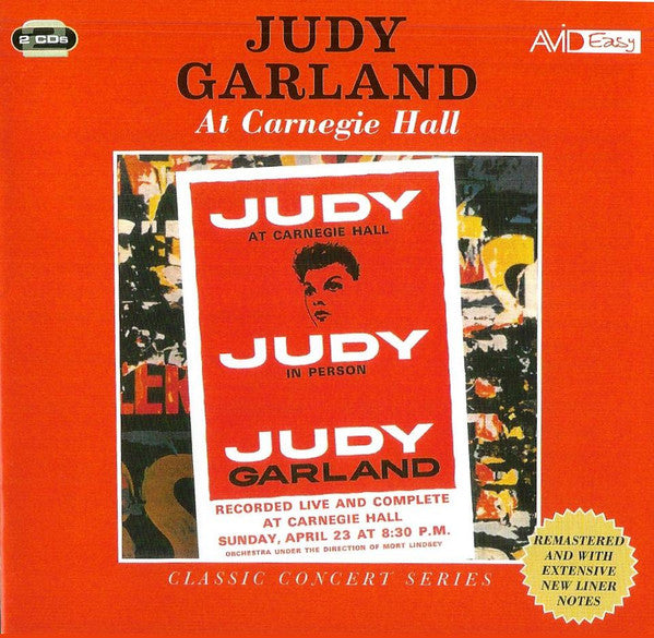 Judy Garland : At Carnegie Hall  (2xCD, Album, RE, RM)
