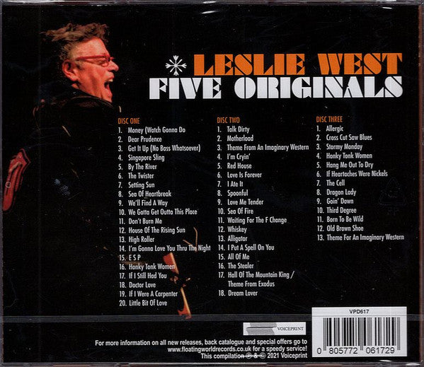 Leslie West : Five Originals (3xCD, Comp)