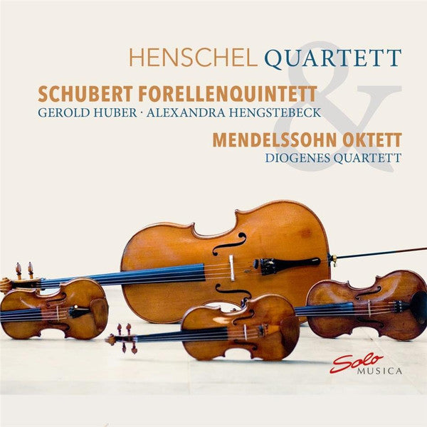 Henschel Quartett, Franz Schubert, Gerold Huber, Alexandra Hengstebeck, Felix Mendelssohn-Bartholdy, Diogenes Quartett : Schubert Forellenquintett & Mendelssohn Oktett (CD, Album)