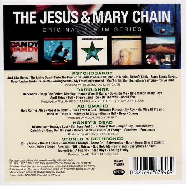 The Jesus And Mary Chain : Original Album Series (CD, Album, RE + CD, Album, RE + CD, Album, RE + CD)