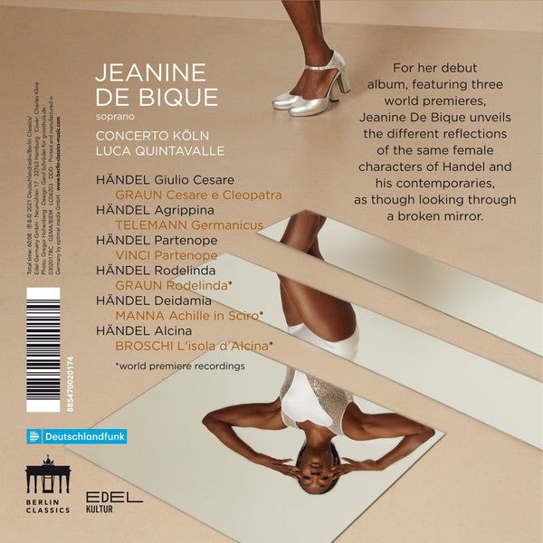 Jeanine De Bique, Concerto Köln, Luca Quintavalle : Mirrors (CD)