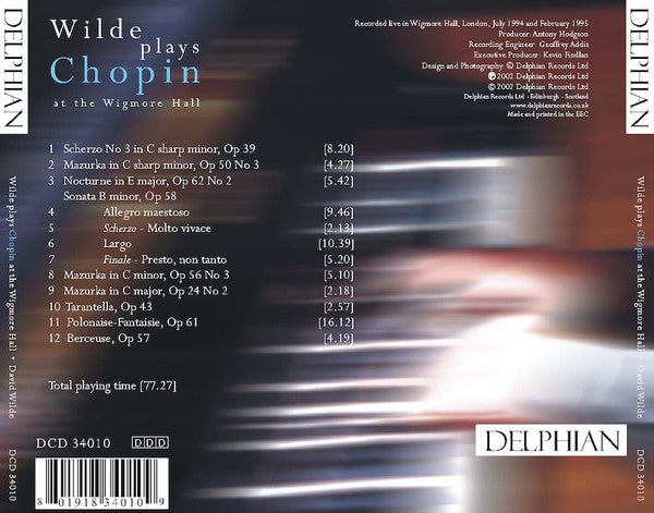 David Wilde : Wilde Plays Chopin (CD, Album)