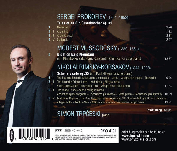 Simon Trpčeski, Nikolai Rimsky-Korsakov, Modest Mussorgsky, Sergei Prokofiev : Tales From Russia (CD, Album)