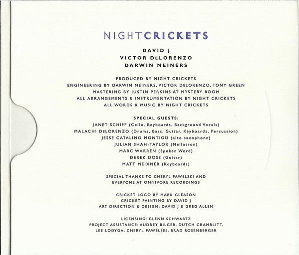Night Crickets : A Free Society (CD, Album)
