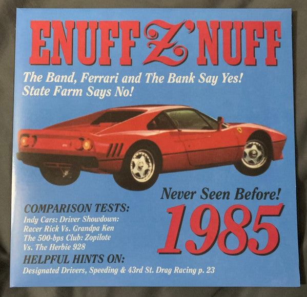 Enuff Z'nuff : 1985 (LP, Album, Ltd, RE, Blu)