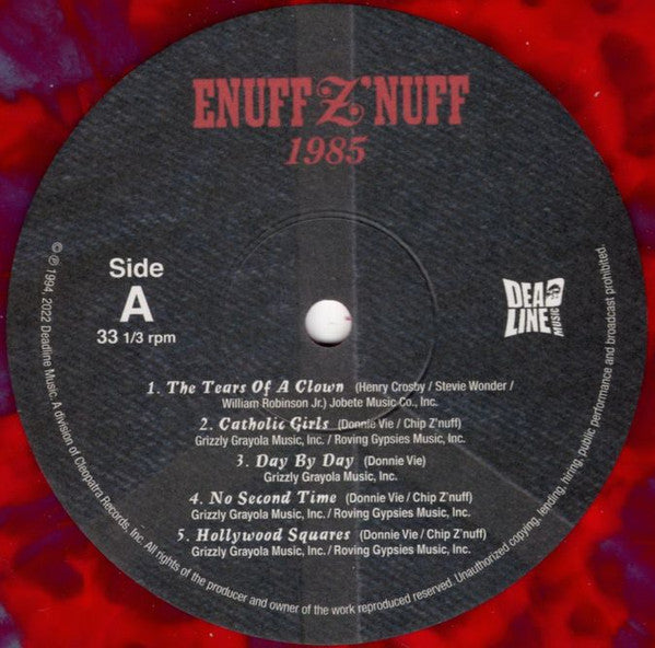 Enuff Z'nuff : 1985 (LP, Album, Ltd, RE, Blu)