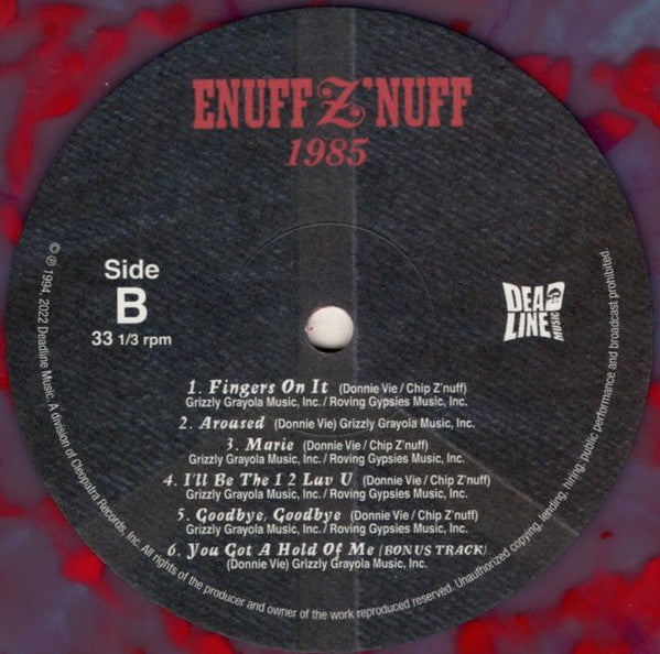 Enuff Z'nuff : 1985 (LP, Album, Ltd, RE, Blu)