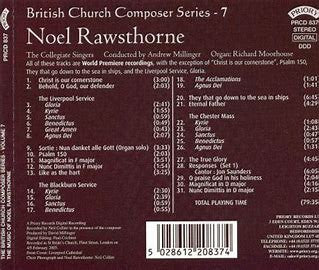 Noel Rawsthorne, The Collegiate Singers Conducted By Andrew Millinger : British Church Composer Series - 7 (CDr)