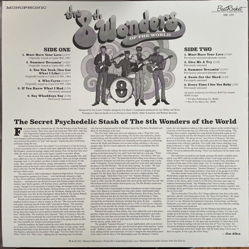 8th Wonders Of The World : The 8th Wonders Of The World (LP, Comp, Mono, Ora)